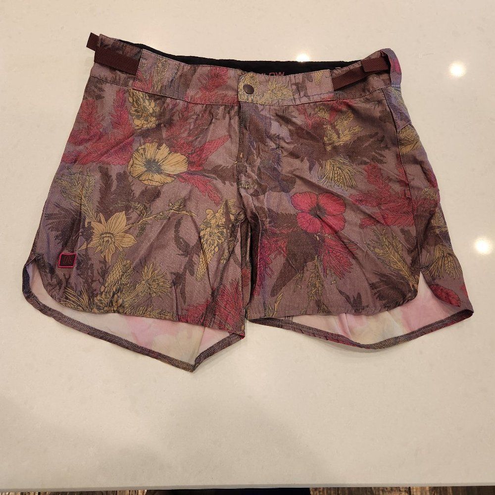 Floral Multicolor Athletic Shorts for Women